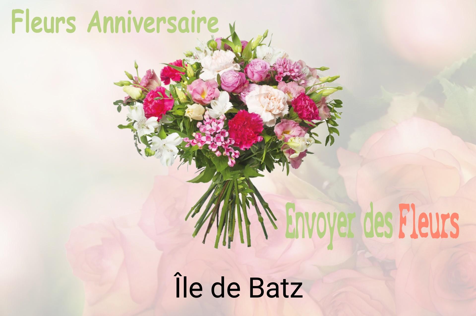 Bouquet de fleurs d’anniversaire livré à Île-de-Batz
